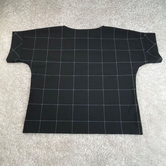 Albion Boss Tee Boxy Fit Windowpane Black - Picture 3 of 7